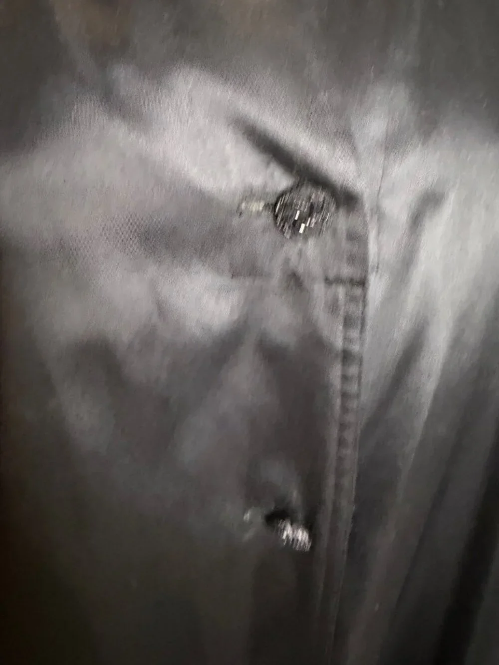 Count Romi All Weather Traveler Evening Coat Size 2 Black Button Front Vintage - Picture 13 of 13
